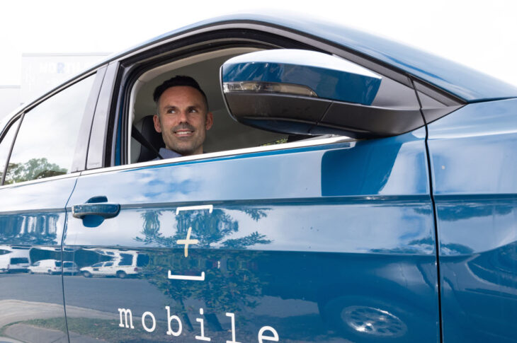 Mobile allied health professionals delivering care directly to a client's home in Ipswich